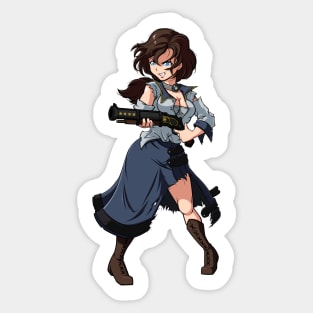 Elizabeth Badass Sticker